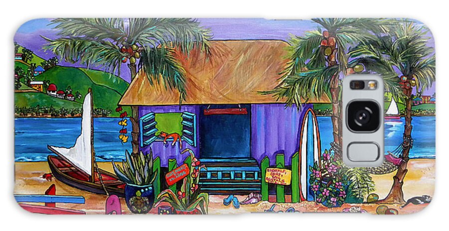 Island Galaxy Case featuring the painting Island Time by Patti Schermerhorn