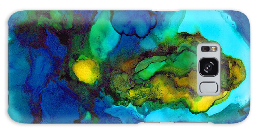 Island Galaxy Case featuring the painting Islands by Angela Treat Lyon
