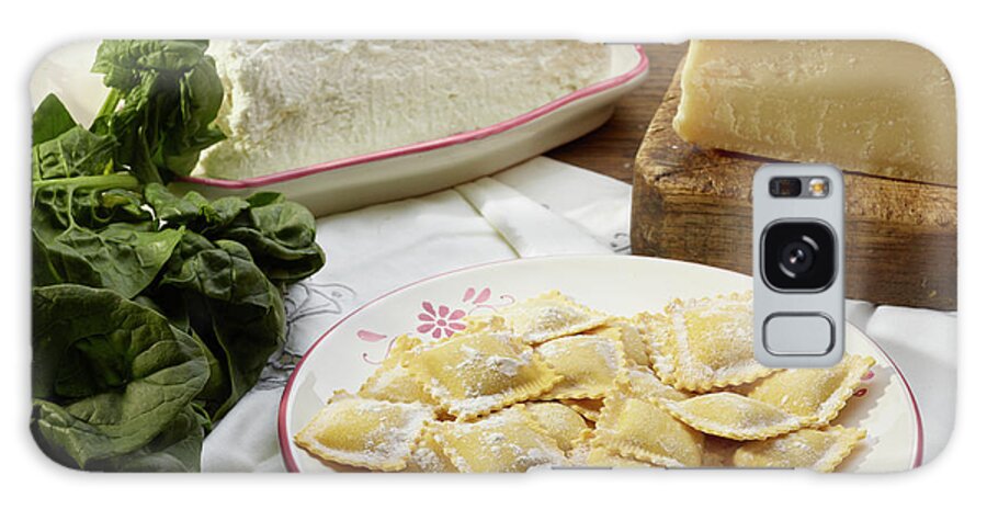 Italian Food Galaxy Case featuring the photograph Italian Ravioli Pasta With Ricotta by Buena Vista Images