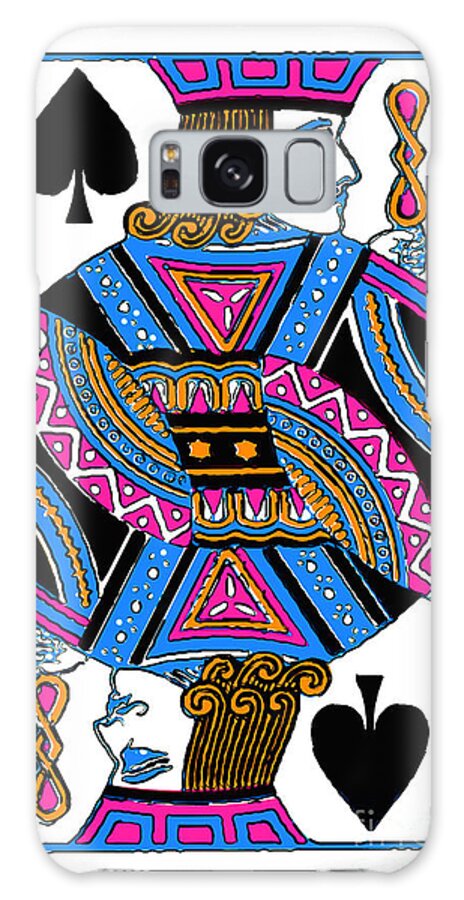 Card Galaxy S8 Case featuring the photograph Jack of Spades - v3 by Wingsdomain Art and Photography