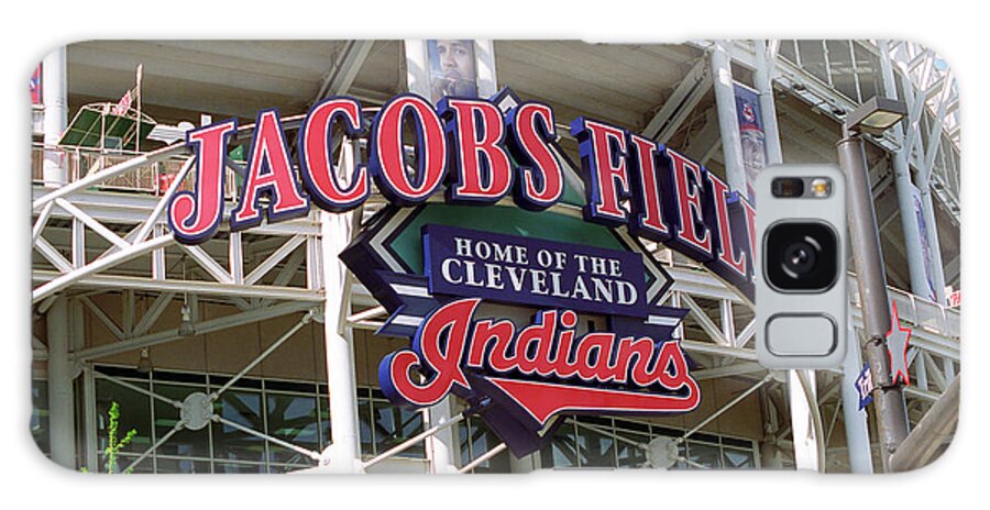 America Galaxy Case featuring the photograph Jacobs Field - Cleveland Indians by Frank Romeo