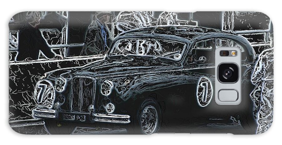 Saloon Cars Galaxy Case featuring the photograph Jaguar MarkVII 1952 by John Colley
