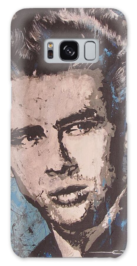 James Dean Galaxy S8 Case featuring the painting James Dean Blues by Eric Dee