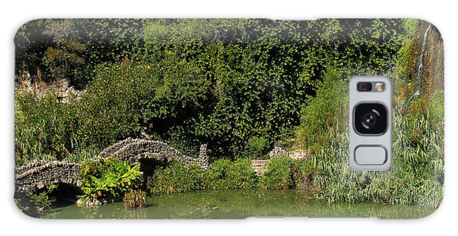 Waterfall Galaxy Case featuring the photograph Japanese Tea Garden San Antonio Texas by Susan Moody