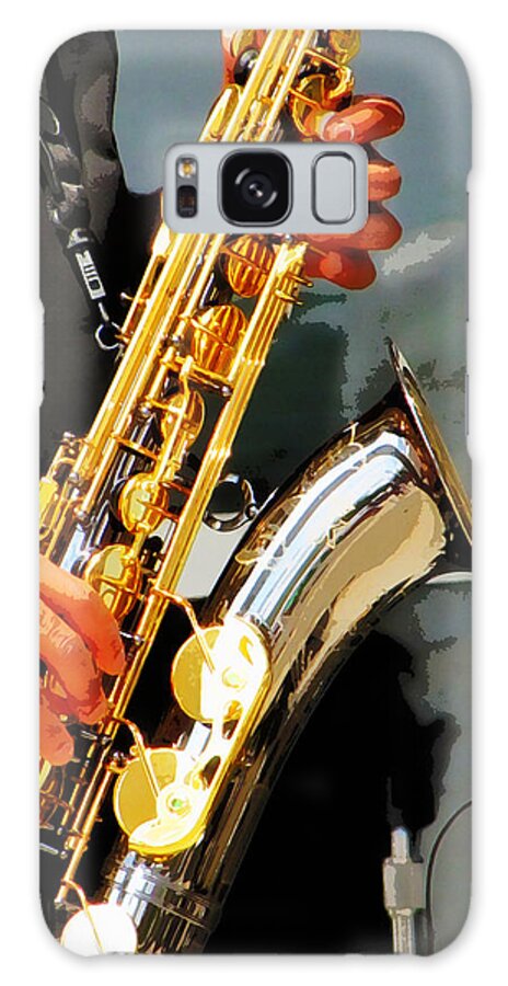 Sax Galaxy S8 Case featuring the photograph Jazz Man by John Freidenberg