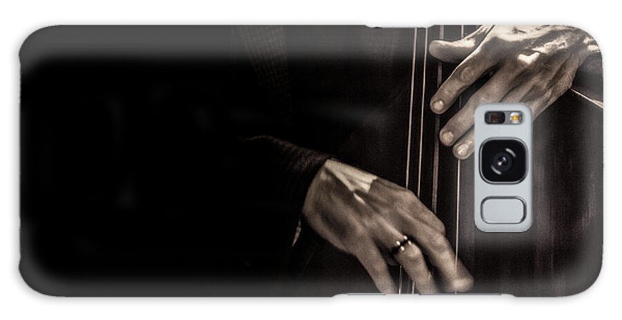 People Galaxy Case featuring the photograph Jazz Musician by Instants