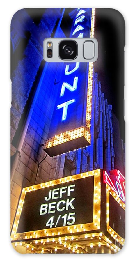Jeff Beck Galaxy Case featuring the photograph Jeff Beck At The Paramount by Fiona Kennard