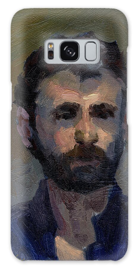 Jeff Galaxy Case featuring the painting Jeff by Diane McClary