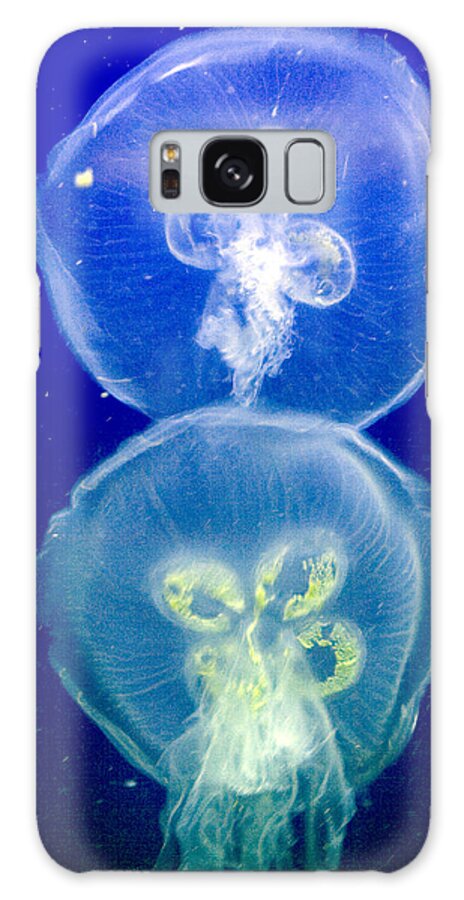 Aquarium Galaxy Case featuring the photograph Jellyfish by Gene Walls