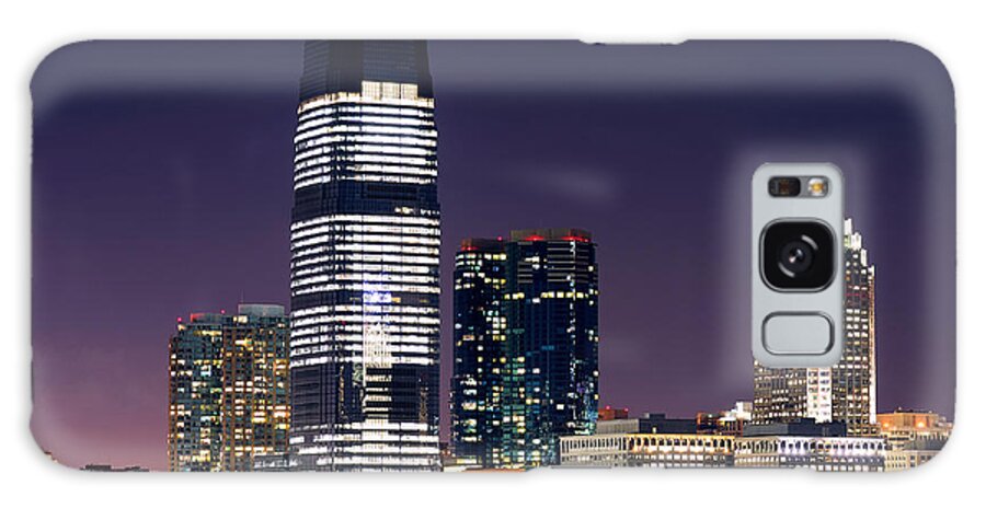 New Jersey Galaxy Case featuring the photograph Jersey City skyline by Songquan Deng