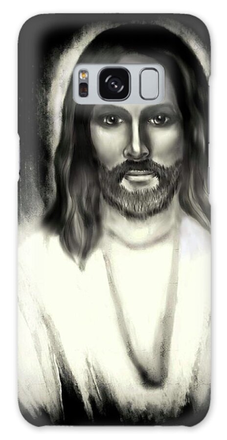 Jesus Galaxy Case featuring the painting Jesus by Carmen Cordova