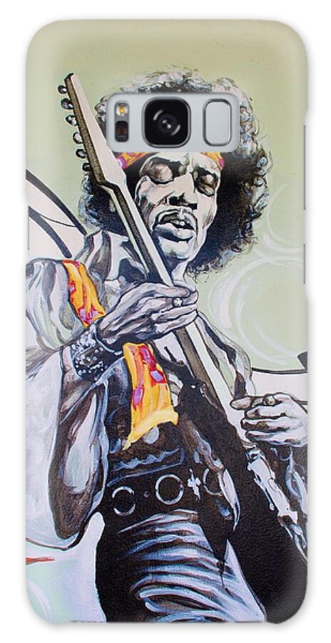 Jimi Hendrix Galaxy S8 Case featuring the photograph Jimi by Rob Hans