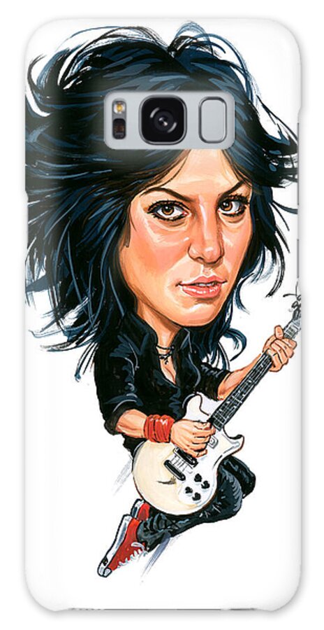 The Runaways Galaxy Case featuring the painting Joan Jett by Art 