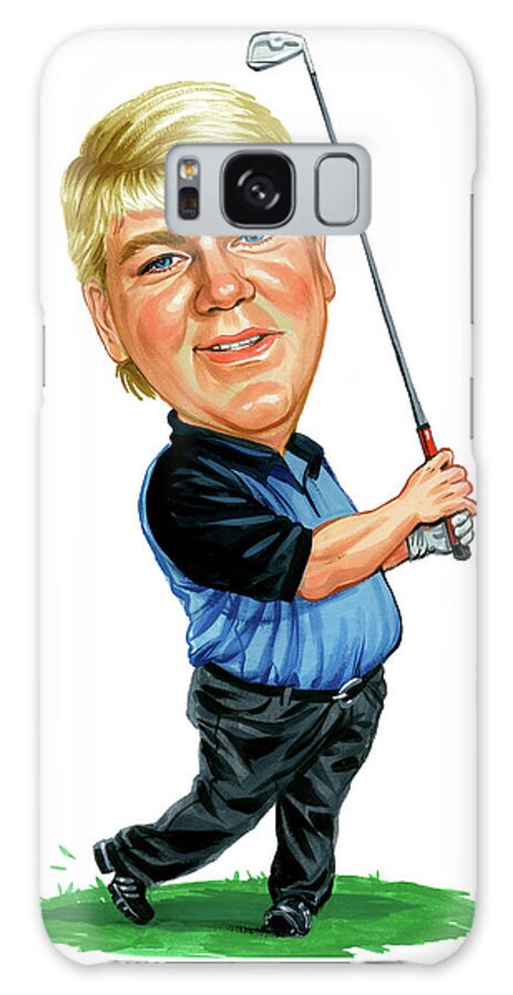 John Daly Galaxy Case featuring the painting John Daly by Art 