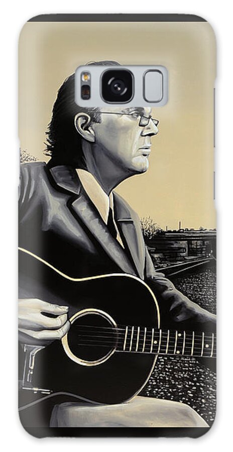 John Hiatt Galaxy Case featuring the painting John Hiatt Painting by Paul Meijering