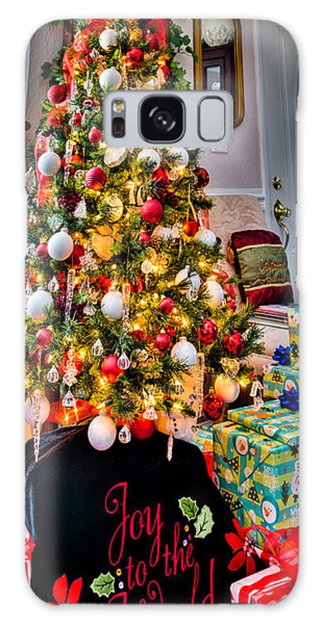 Christmas Galaxy Case featuring the photograph Joy to the World Christmas Tree by Dennis Dame