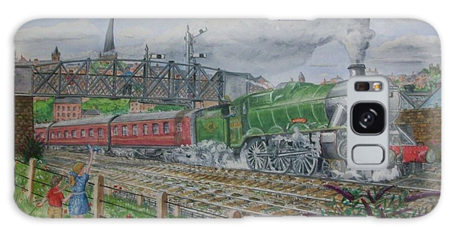 Steam Galaxy Case featuring the painting Jubilee at Chesterfield by Asa Jones