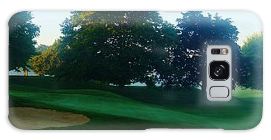 Grosse Ile Country Club Galaxy Case featuring the photograph Just Off the Green by Daniel Thompson