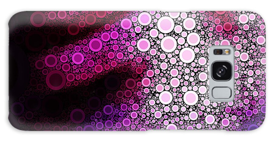 Abstract Galaxy Case featuring the digital art Just Smile by Matthew Lindley