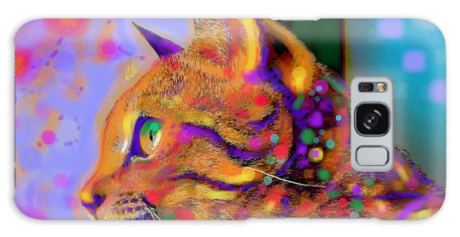 Digital Galaxy Case featuring the digital art Just the Beauty I am by Mary Armstrong