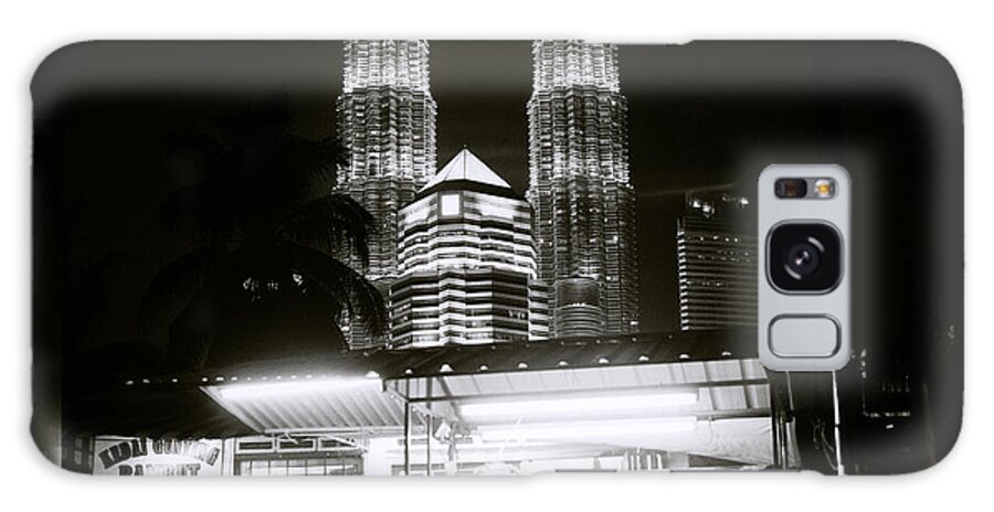 Petronas Towers Galaxy Case featuring the photograph Kampung Baru Night by Shaun Higson