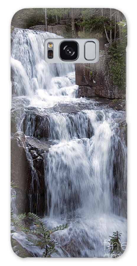 Katahdin Galaxy Case featuring the photograph Katahdin Stream Falls Baxter State Park Maine by Glenn Gordon