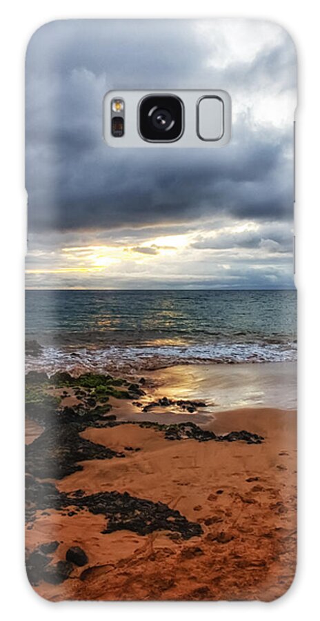 Hawaii Galaxy Case featuring the photograph Keawakapu Sunset by Lars Lentz