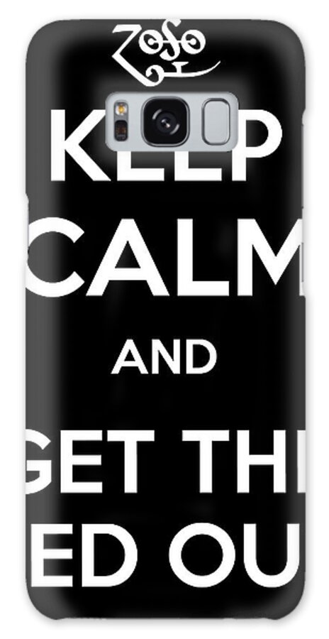 Keep Calm Galaxy Case featuring the photograph Keep Calm and Get the Led Out by James Kirkikis