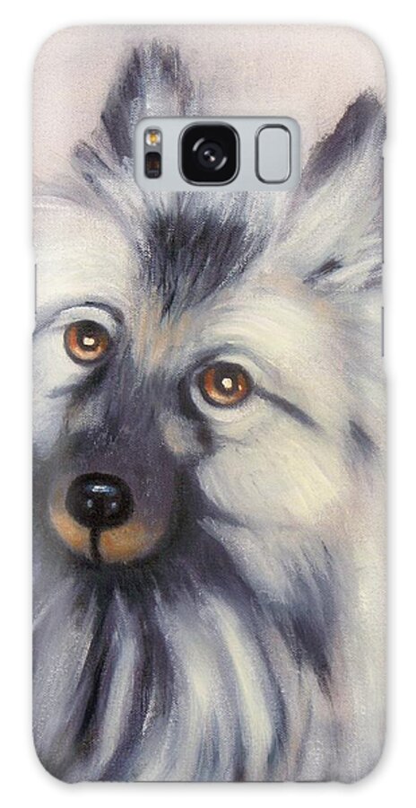 Pet Galaxy Case featuring the painting Keesha by Joni McPherson