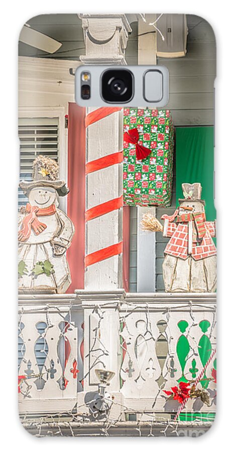 America Galaxy Case featuring the photograph Key West Christmas Decorations 2 - HDR Style by Ian Monk