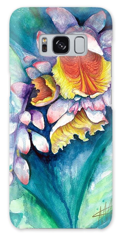  Key West Galaxy S8 Case featuring the painting Key West Ginger by Ashley Kujan