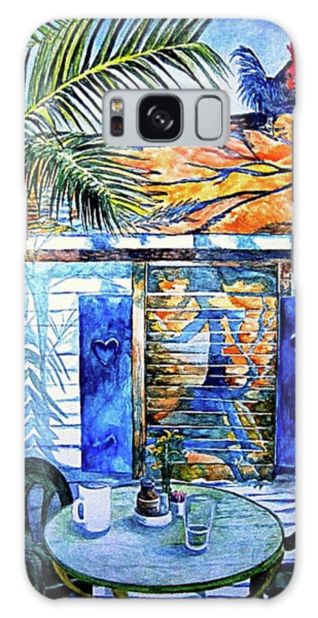 Key West Galaxy S8 Case featuring the painting Key West Still Life by Kandy Cross