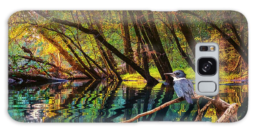 Kingfisher Galaxy S8 Case featuring the photograph King of North Chick by Steven Llorca
