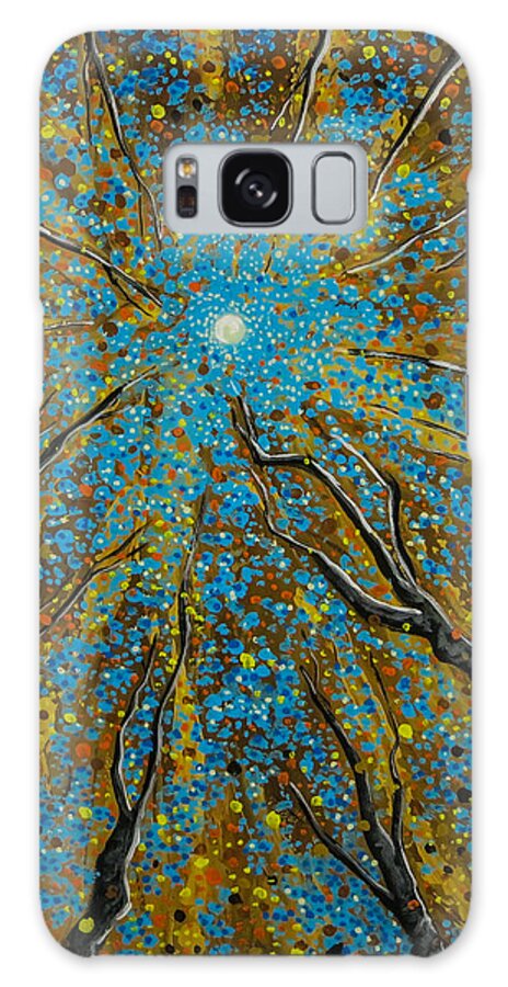Contemporary Galaxy Case featuring the painting Kingdom Come by Joel Tesch