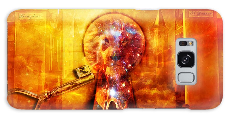 Kingdom Of Heaven Lion Of Judah Worship Holy City Galaxy S8 Case featuring the digital art Kingdom of Heaven by Dolores Develde