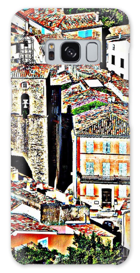 Provence Galaxy Case featuring the photograph La Garde Freinet by Lainie Wrightson