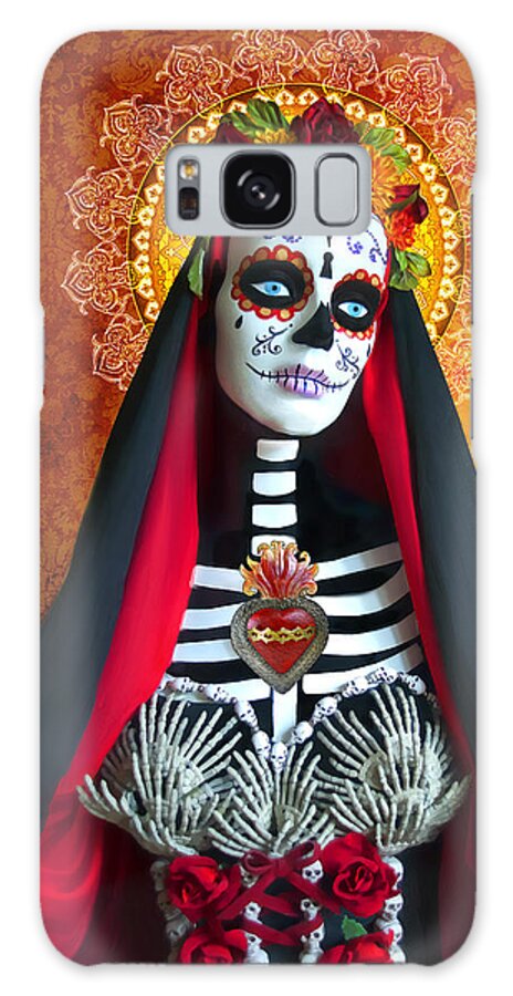 Day Of The Dead Galaxy Case featuring the photograph La Muerte by Tammy Wetzel