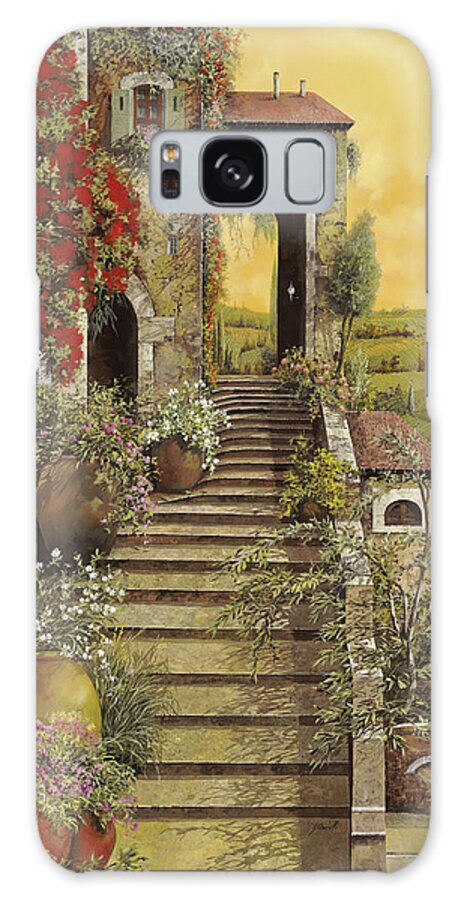 Arch Galaxy Case featuring the painting La Scala Grande by Guido Borelli