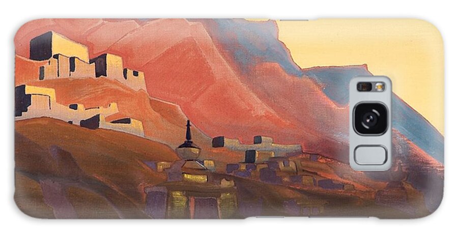 1933 Galaxy Case featuring the painting Ladakh - Sunset by Nicholas Roerich