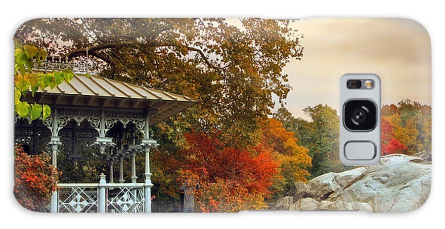 New York Galaxy Case featuring the photograph Ladies Pavilion in Autumn by Jessica Jenney