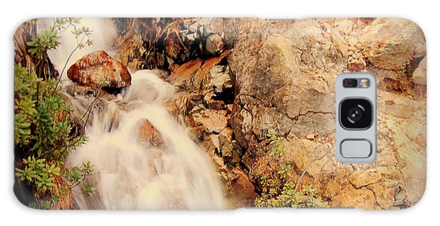 Waterfall Galaxy Case featuring the photograph Lake Shasta waterfall 2 by Garnett Jaeger