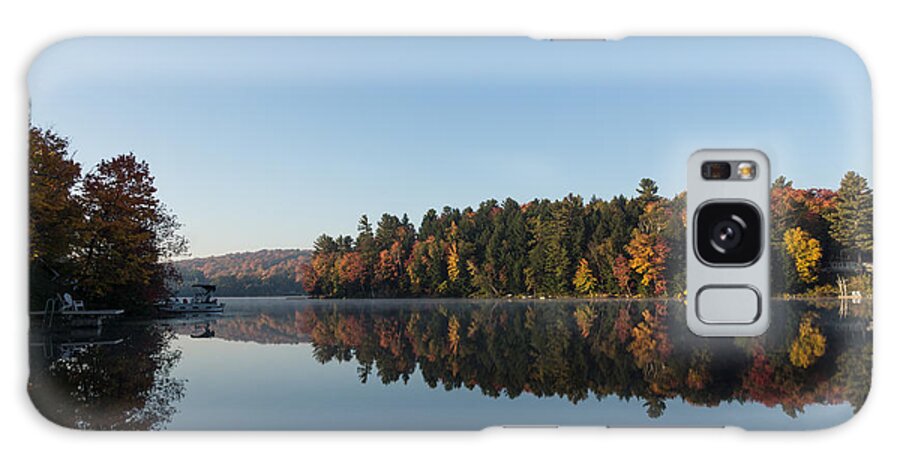 Lakeside Living Galaxy Case featuring the photograph Lakeside Cottage Living - Peaceful Morning Mirror by Georgia Mizuleva