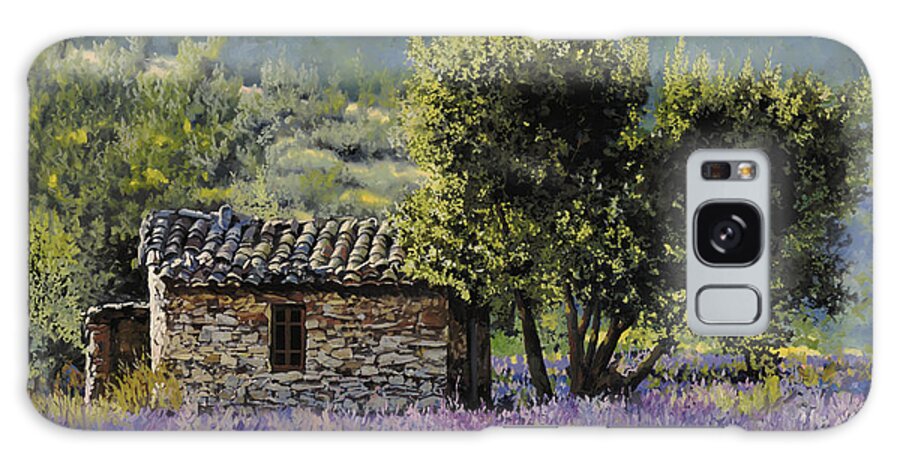 Lavender Galaxy Case featuring the painting Lala Vanda by Guido Borelli