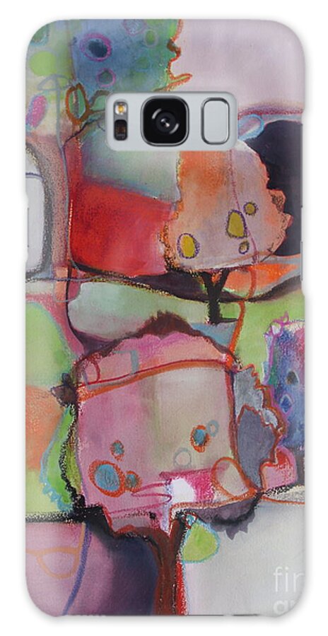 Trees Galaxy Case featuring the painting Landscape by Michelle Abrams