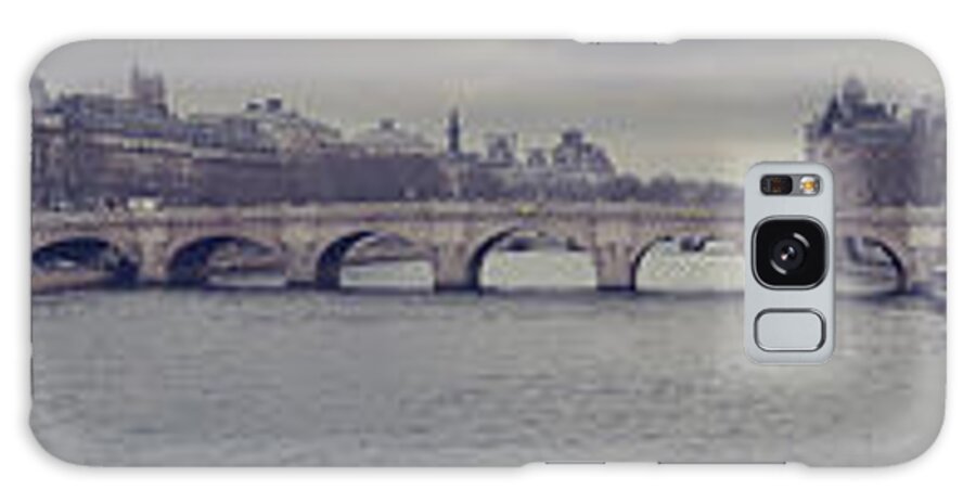 Pont Des Arts Galaxy Case featuring the photograph Landscape Of Paris by Serena Trere