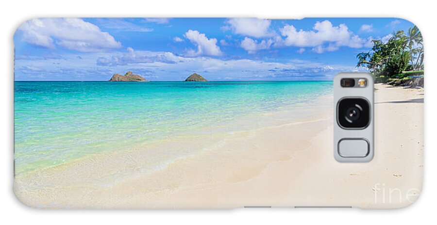 Lanikai Beach Galaxy Case featuring the photograph Lanikai Beach Tranquility by Aloha Art