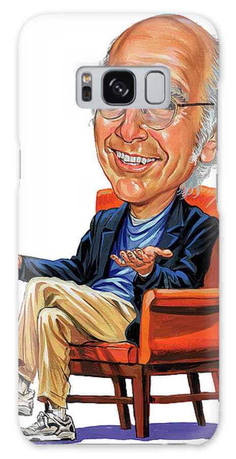 Larry David Galaxy Case featuring the painting Larry David by Art 