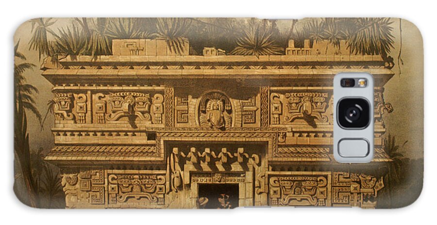 Mexico Galaxy Case featuring the photograph Las Monjas by Frederick Catherwood by John Mitchell