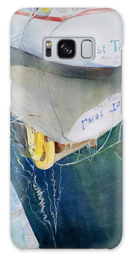 Boat Galaxy Case featuring the painting Last Tango by Sue Kemp