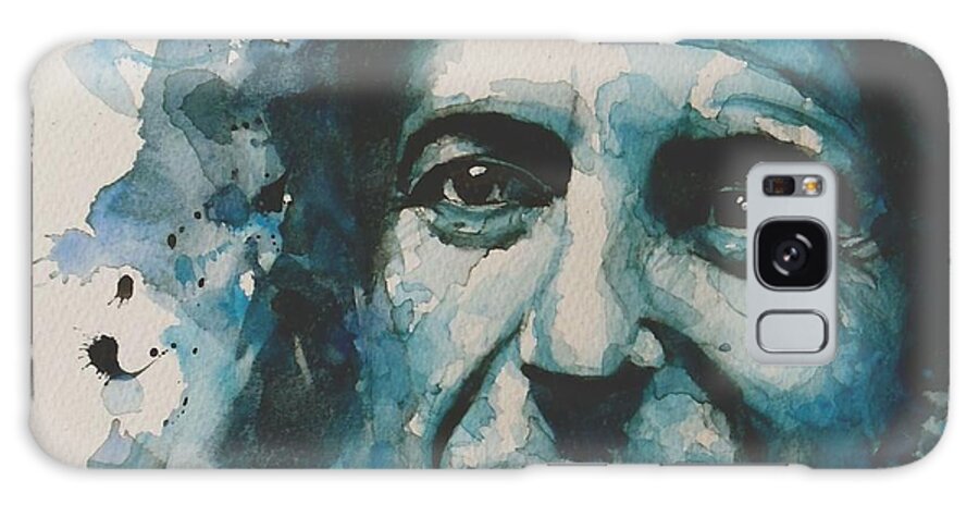 Leonard Cohen Galaxy Case featuring the painting Last Year's Man by Paul Lovering